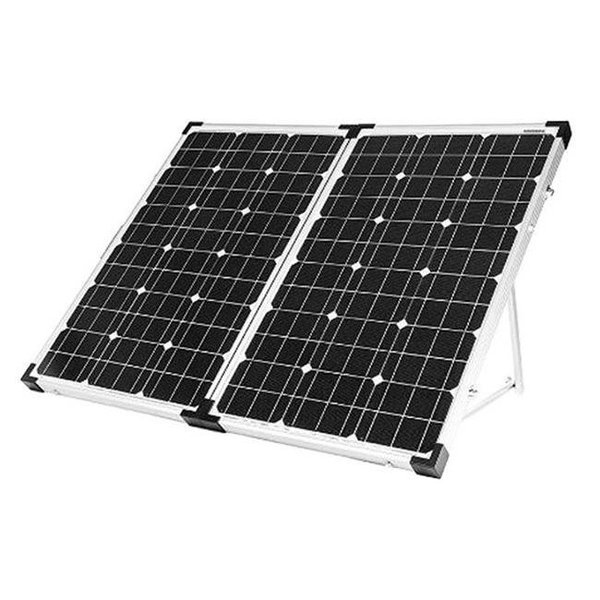 Go Power! Monocrystalline Solar Panel Kit, 120 W, 18V, 6.7 A, Quick, Ring Terminals GPOGP-PSK-120